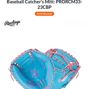 New Rawlings Right Hand Throw Catcher's Heart of the Hide Baseball Glove 33"
