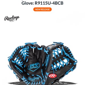 LH Rawlings R9 Baseball Glove 11.5" (New)