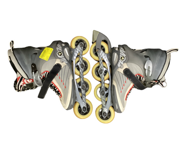 Used K2 MOTO 90 Senior Rec Fitness Skates Grey Senior 8 11613-S000166017