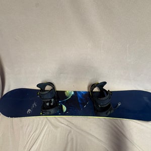 Unisex Ride Vista Series 152cm Snowboard All Mountain With Bindings (Used)