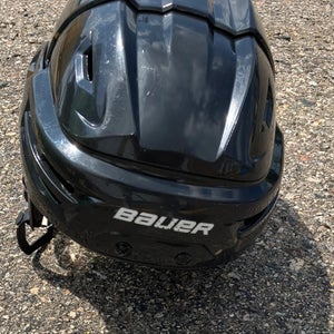 Black Large Bauer Re-Akt 85 Helmet (Used)