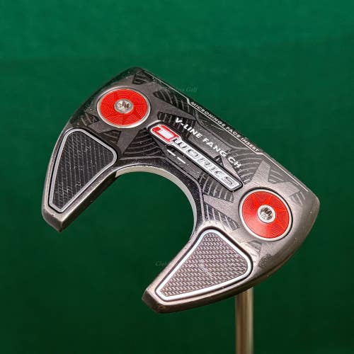 Odyssey O-Works Red V-Line Fang CH 34" Crank-Hosel Mallet Putter