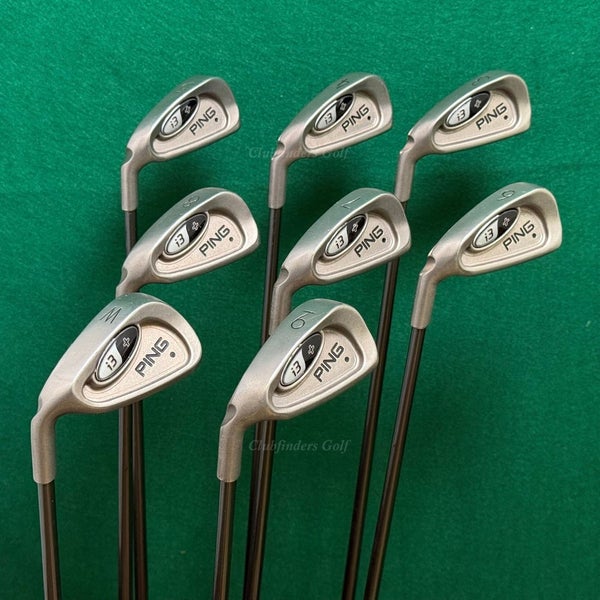 LH Ping i3+ Black Dot 3-PW Iron Set Ping i3+ Graphite Stiff
