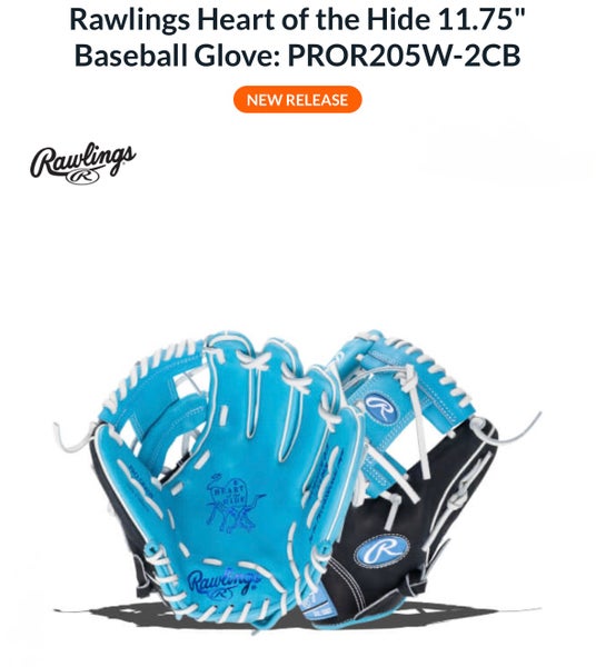 New Rawlings 2026 Heart of the Hide Baseball Glove 11.75" Model PROR205W-2CB