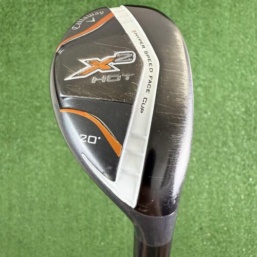 Callaway X2 Hot Pro 3 Hybrid 20 3H Aldila Tour Stiff Flex Graphite 75g 40