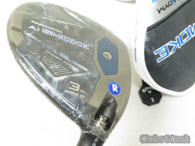 Callaway Paradym Ai Smoke MAX D Fairway 16.5 3HL Wood Tensei AV 65 Blue Reg NEW