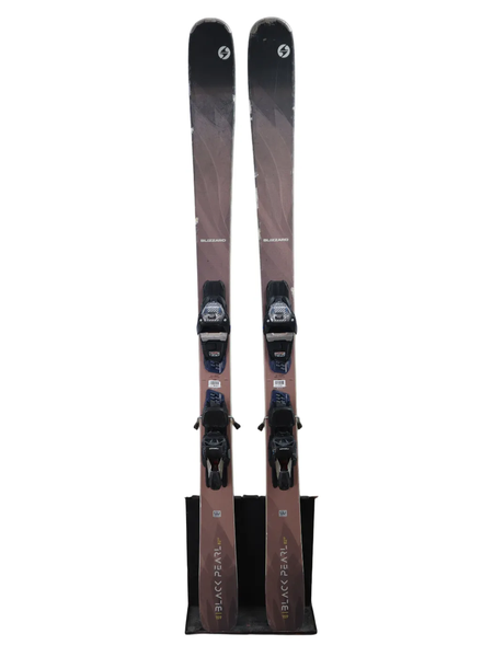 Used 2019 Blizzard Black Pearl 82 SP Skis (159cm) w/ Marker 11 TCX Bindings