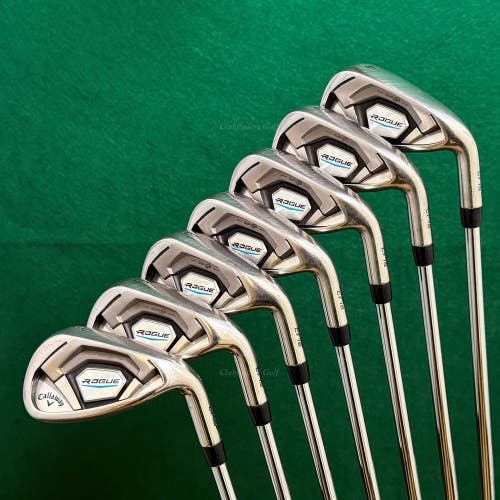 Callaway Rogue CF18 4-PW Iron Set True Temper XP 95 ST15 R300 Steel Regular