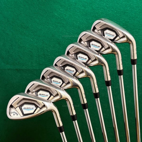 Callaway Rogue CF18 4-PW Iron Set True Temper XP 95 ST15 R300 Steel Regular