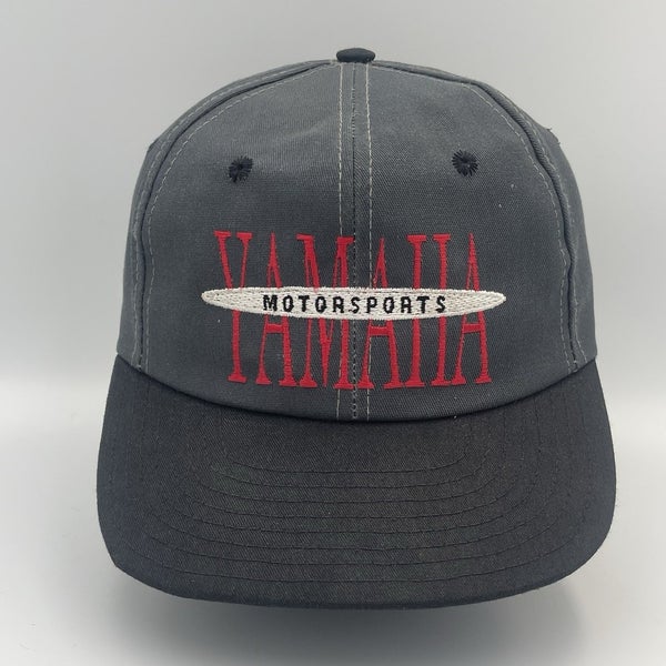 Vintage Yamaha Motorsports Snapback Hat Embroidered Cap Rare 80s/90s