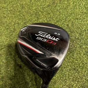 Titleist 913 D3 9.5* Driver, Diamana Stif Flex, RH