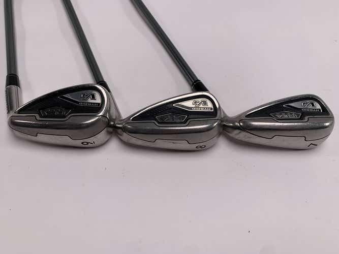 Adams Idea Tech V4.0 Hybrid Iron Set 7-9 idea V4.0 Regular Graphite Mens RH