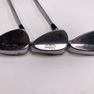 Titleist Vokey SM5 Tour Chrome Wedge Set 50* 8 56* 10 60* 7 Wedge Steel Mens RH