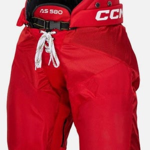 NEW CCM Tacks AS 580 Hockey Pants, Jr Medium, Red