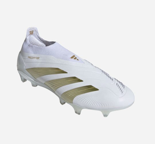 Adidas Predator Elite Men's Size 9.5 Laceless FG Soccer Cleats Gold IF6448