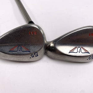 Edel Custom Wedge Set 50* 55* UST Mamiya Recoil 660 F2 Wedge Graphite Mens RH