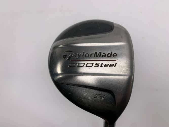 TaylorMade 200 Steel 5 Fairway Wood 18* Lite 80g Regular Graphite Mens RH