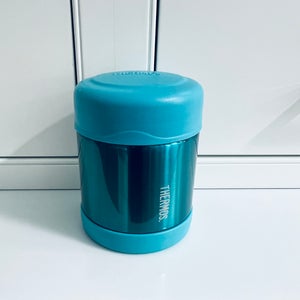 THERMOS FUNtainer Food Jar Insulated Cup Screw Lid. Teal Turquoise  10 oz 290ml