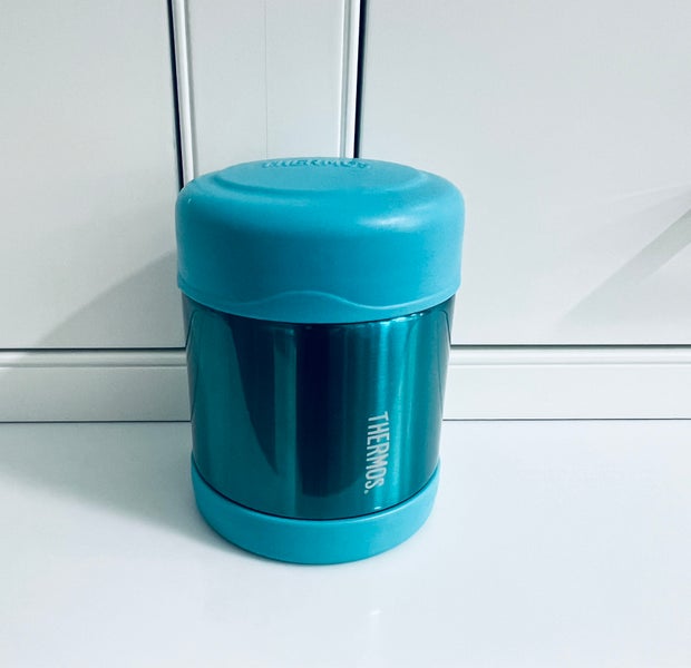 THERMOS FUNtainer Food Jar Insulated Cup Screw Lid. Teal Turquoise  10 oz 290ml