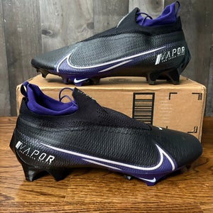 Nike Vapor Edge Elite 360 FK Black Purple Football Cleat Mens Sz 11.5 CV6282-001