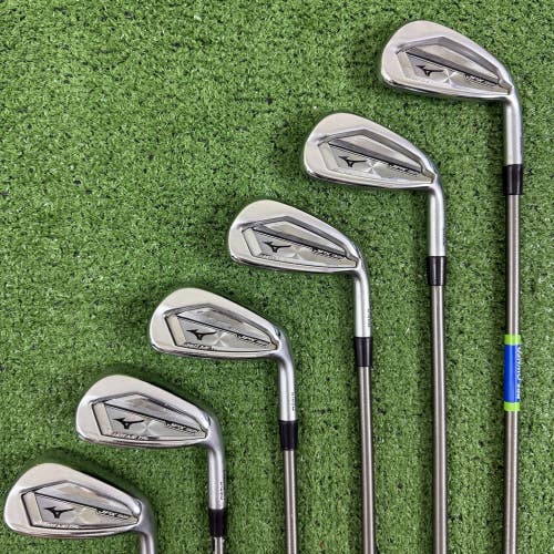Mizuno JPX 921 Hot Metal Iron Set 5-PW Steelfiber i70 Senior A Flex +1/2 Long
