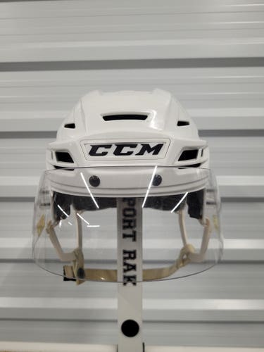 Used Small CCM Resistance Helmet Pro Stock White
