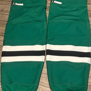 Dallas Stars NHL Fanatics Game Worn Hockey Socks Adult XL 31” Green