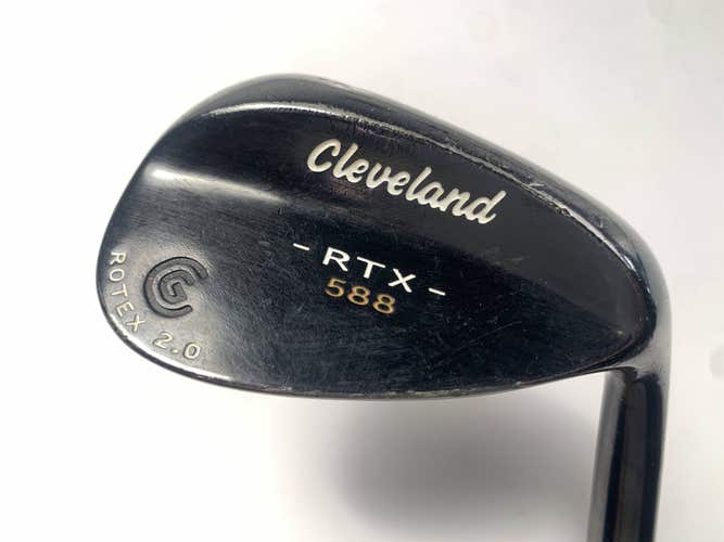Cleveland 588 RTX 2.0 Black Satin Sand Wedge SW 56* True Temper DG Wedge Mens RH