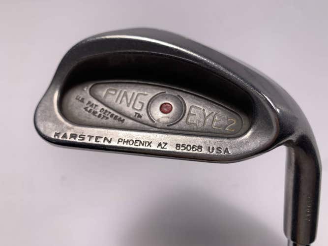 Ping Eye 2 Pitching Wedge PW Red Dot 1* Flat Karsten ZZ-Lite Stiff Steel Mens RH