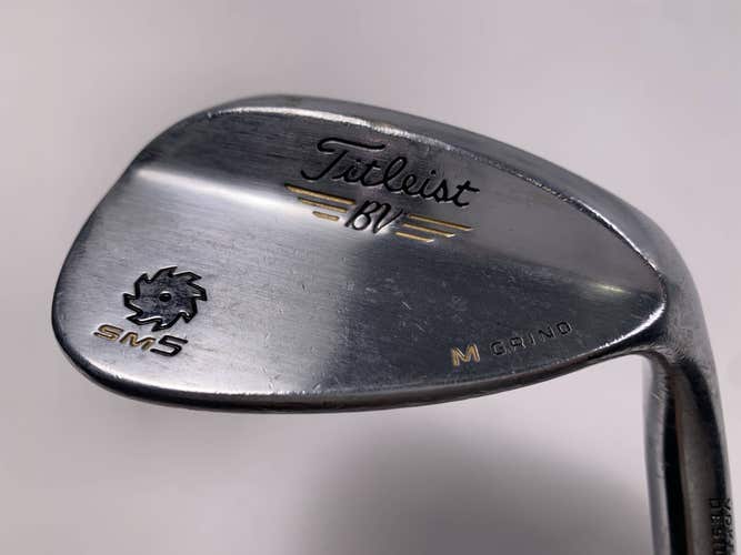 Titleist Vokey SM5 Tour Chrome Lob Wedge LW 58* 8 Bounce M-Grind Wedge RH