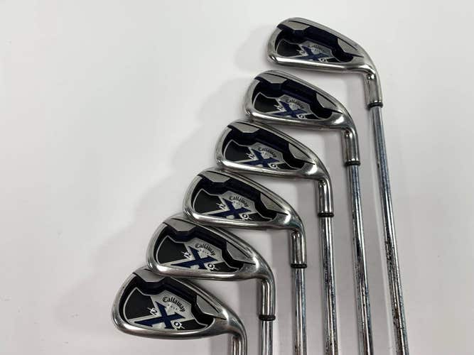 Callaway X-20 Iron Set 3-8 Uniflex Steel Mens RH