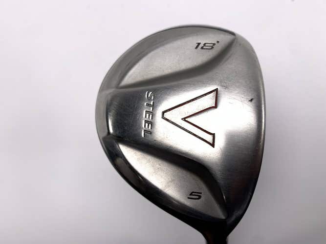 TaylorMade V Steel 5 Fairway Wood 18* Tour XStiff Graphite Mens RH