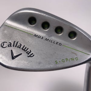 Callaway MD3 Milled Chrome S-Grind Gap Wedge GW 52* 10 S-Grind Wedge Mens RH