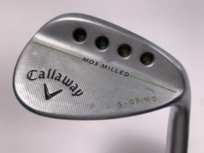 Callaway MD3 Milled Chrome S-Grind Gap Wedge GW 52* 10 S-Grind Wedge Mens RH