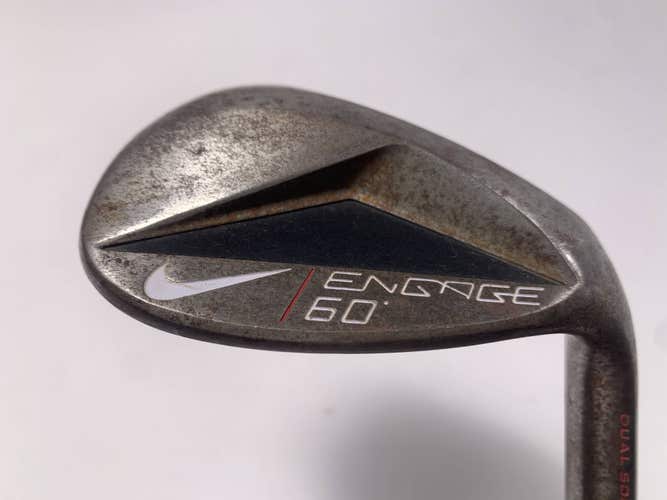 Nike Engage Dual Sole Raw Lob Wedge LW 60* TT  Dynamic Gold Wedge Steel Mens RH