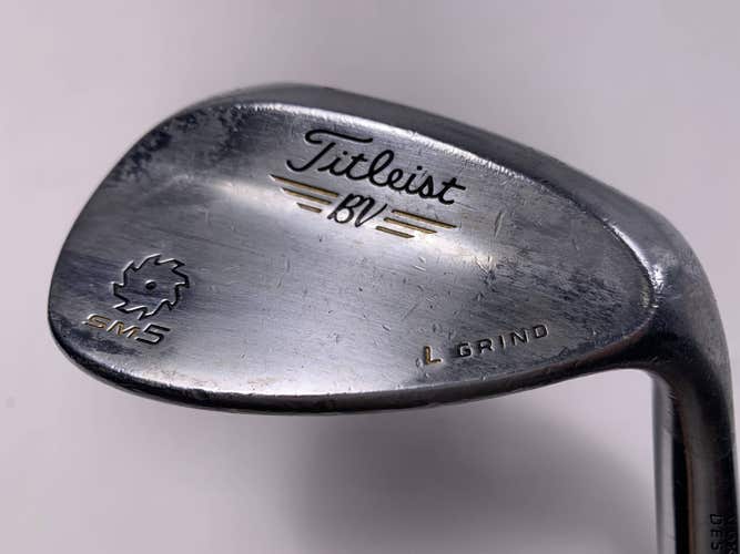 Titleist Vokey SM5 Tour Chrome Lob Wedge LW 60* 4 Bounce L-Grind Wedge RH