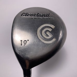 Cleveland Launcher Fairway Wood 19* Launcher Gold Stiff Graphite Mens LH