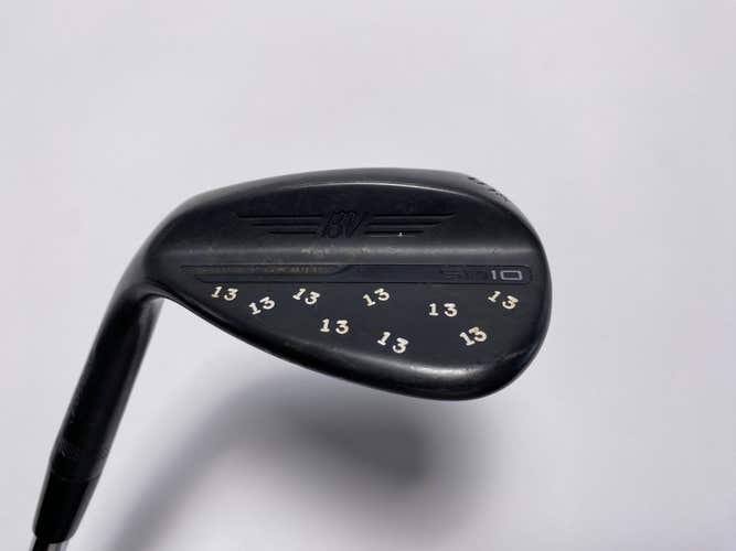 Titleist Vokey SM10 Jet Black Lob Wedge LW 58* 8 Bounce M-Grind KBS Mens LH