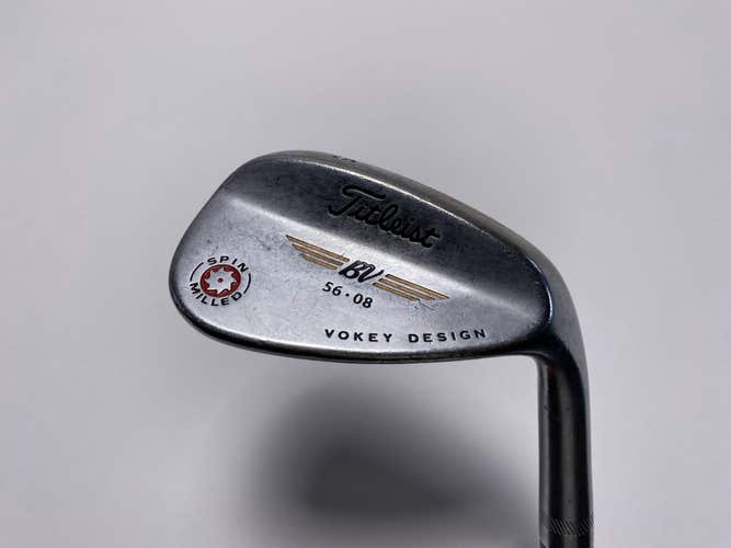 Titleist Vokey Spin Milled Chrome 2009 Sand Wedge SW 56* 8 Wedge Mens RH