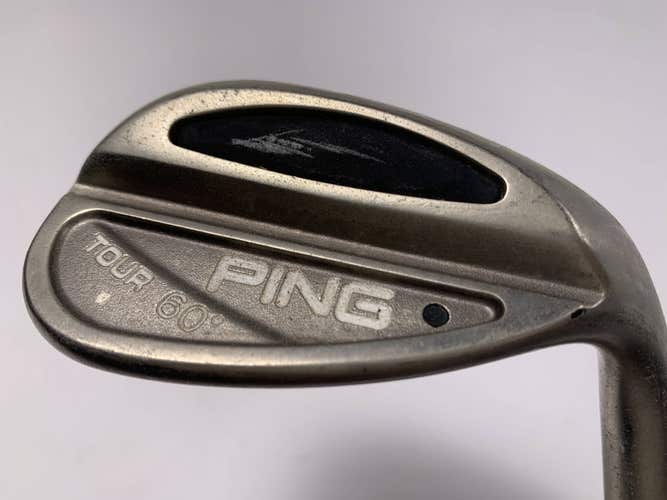 Ping Tour Black Nickel Lob Wedge LW 60* Black Dot Wedge Steel Mens RH