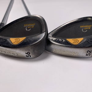 Cleveland CG14 Gunmetal Wedge Set 52* 10 56* 14 Traction Wedge Steel Mens RH