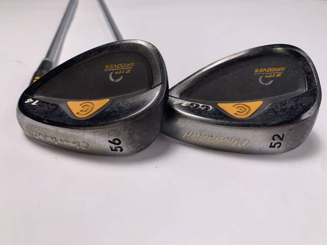 Cleveland CG14 Gunmetal Wedge Set 52* 10 56* 14 Traction Wedge Steel Mens RH