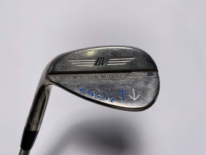 Titleist Vokey SM8 Tour Chrome Gap Wedge GW 50* 8 F-Grind SteelFiber Mens LH