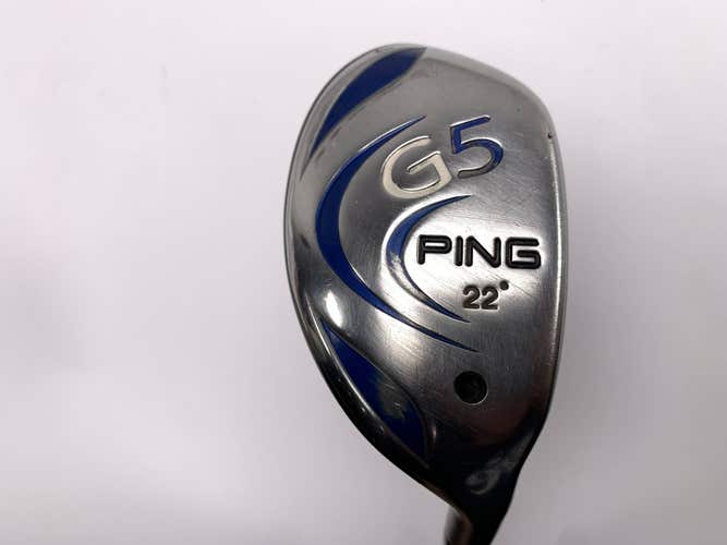 Ping G5 4 Hybrid 22* AeroTech SteelFiber i70 Stiff Graphite Mens RH