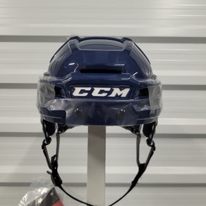 NEW! Medium CCM Super Tacks X Helmet Pro Stock Navy Blue