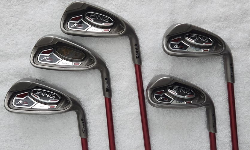 Men's Ping K15 Black Dot Iron Set (6-W, 5 clubs) RH; Graphite Shafts