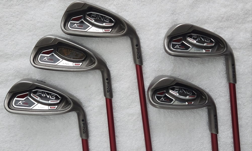 Men's Ping K15 Black Dot Iron Set (6-W, 5 clubs) RH; Graphite Shafts