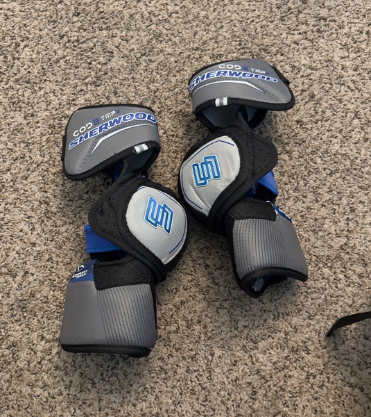 Senior Large Sher-Wood Code TMP 2 Elbow Pads (New)