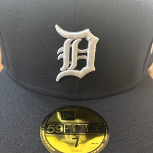 Detroit Tigers Hat Authentic New Era Fitted Size 7