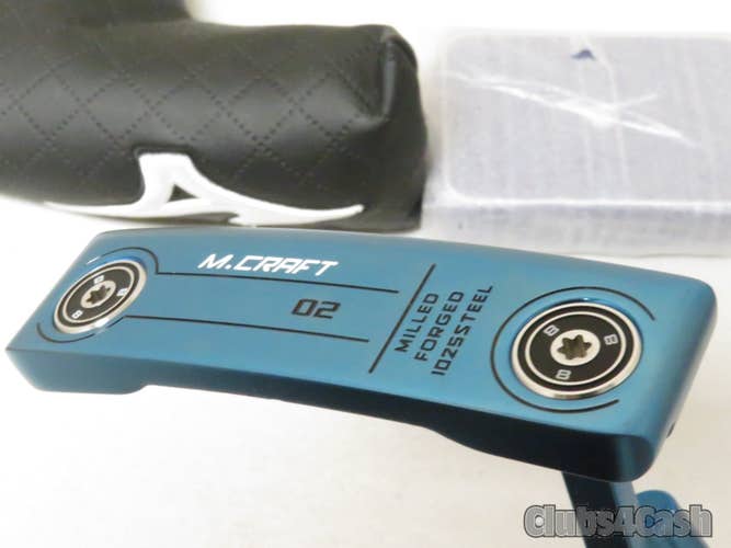Mizuno OMOI 02 Blue ION Putter 35" +Cover & Weight Kit  ..  NEW